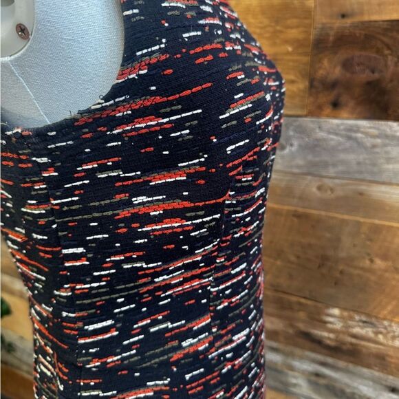 GREY Jason Wu textured shift dress size 6 tweed multi-stitch sleeveless sheath - Picture 9 of 16